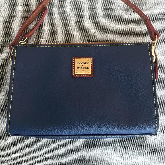 Dooney & Bourke Bags Dooney And Bourke Blue Leather Bag Poshmark